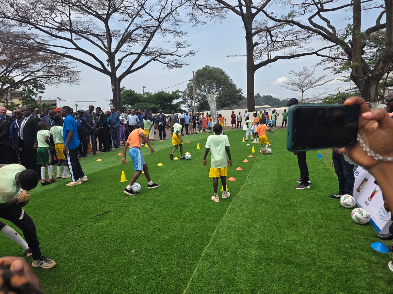 AUSC Joins Launch of FIFA Football for Schools in Cameroon