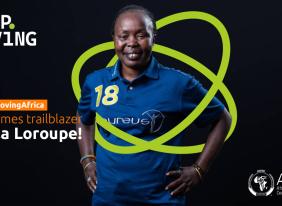 Tegla Loroupe joins AUSC "Keep Moving" campaign as Ambassador
