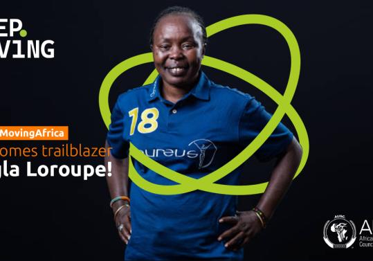 Tegla Loroupe joins AUSC "Keep Moving" campaign as Ambassador