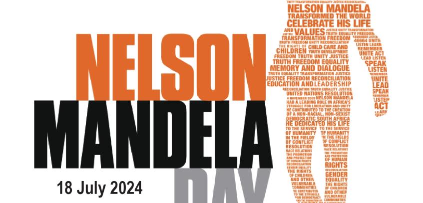 18 July is Nelson Mandela Day commemoration annually.